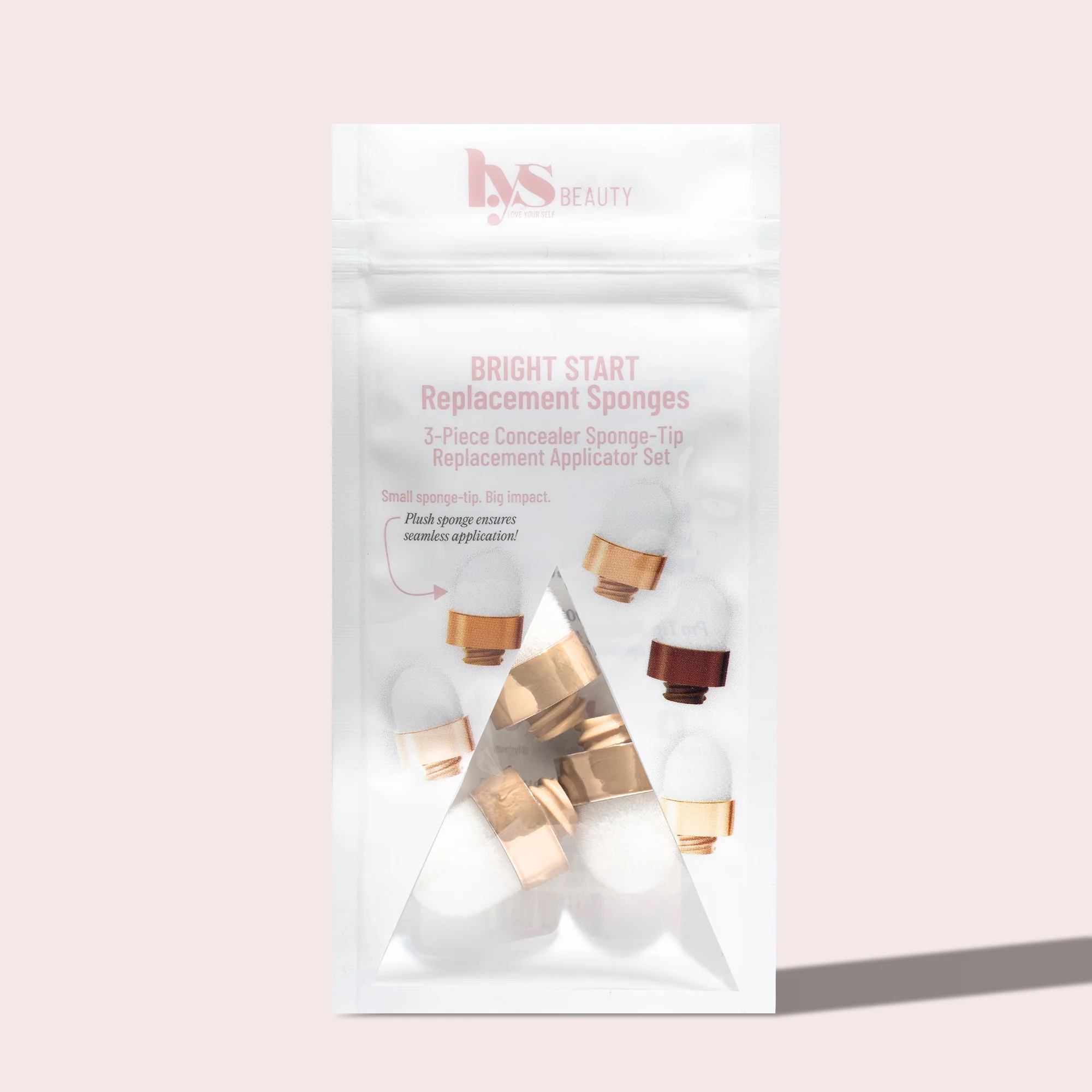 Bright Start Replacement Sponges 3-Piece Concealer Sponge-Tip Replacement Applicator Set - Image 10