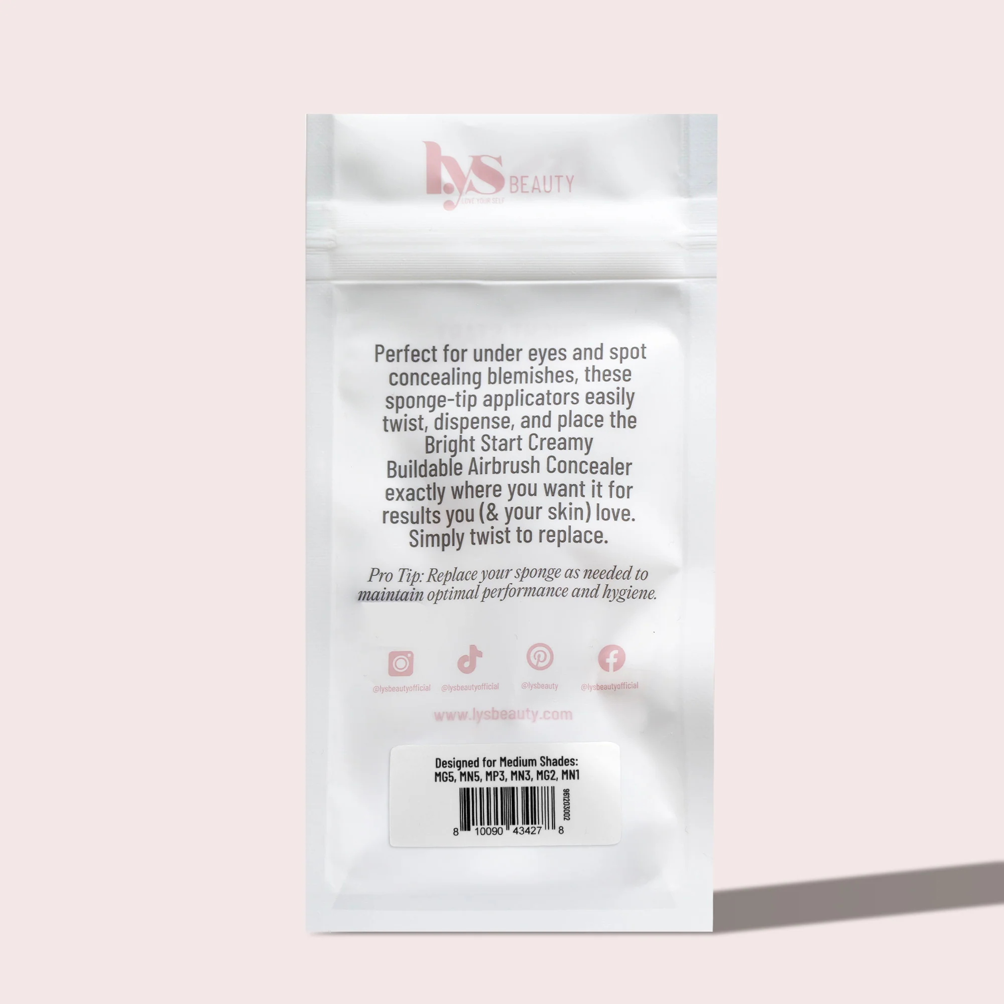 Bright Start Replacement Sponges 3-Piece Concealer Sponge-Tip Replacement Applicator Set - Image 12