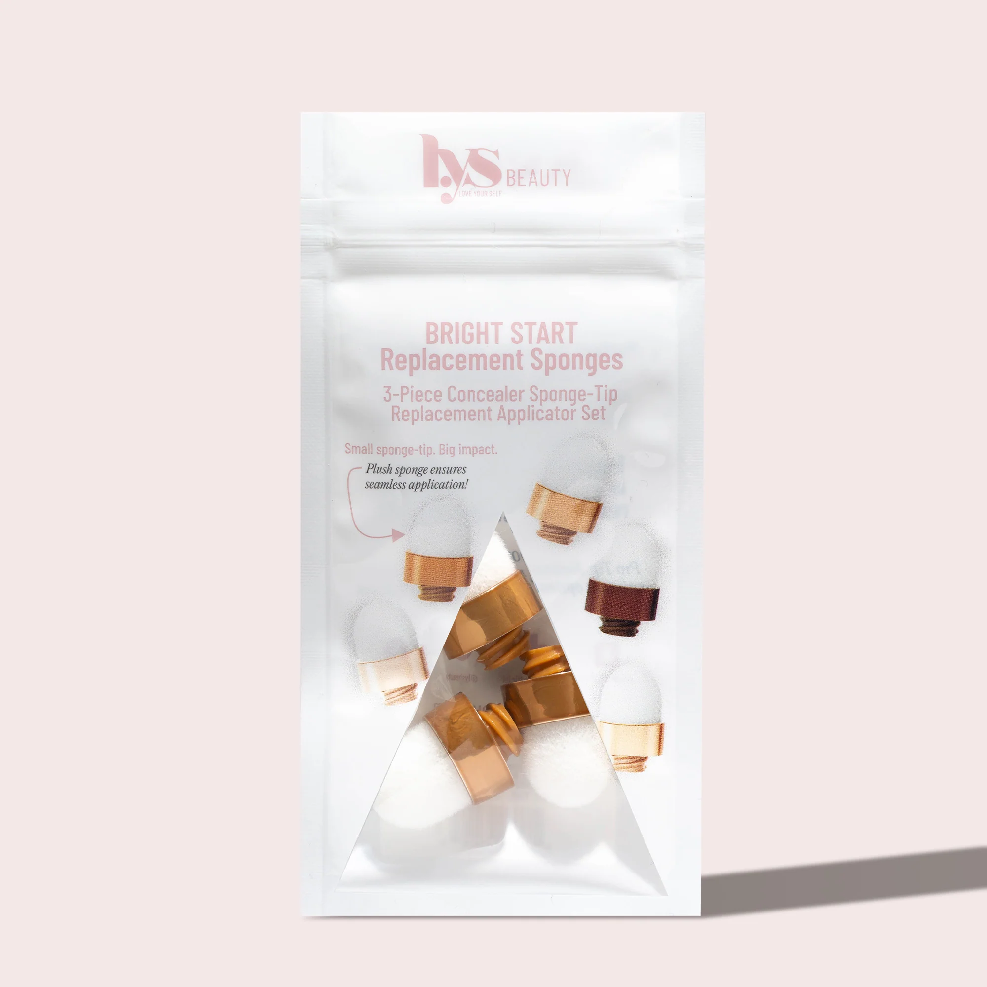 Bright Start Replacement Sponges 3-Piece Concealer Sponge-Tip Replacement Applicator Set - Image 9