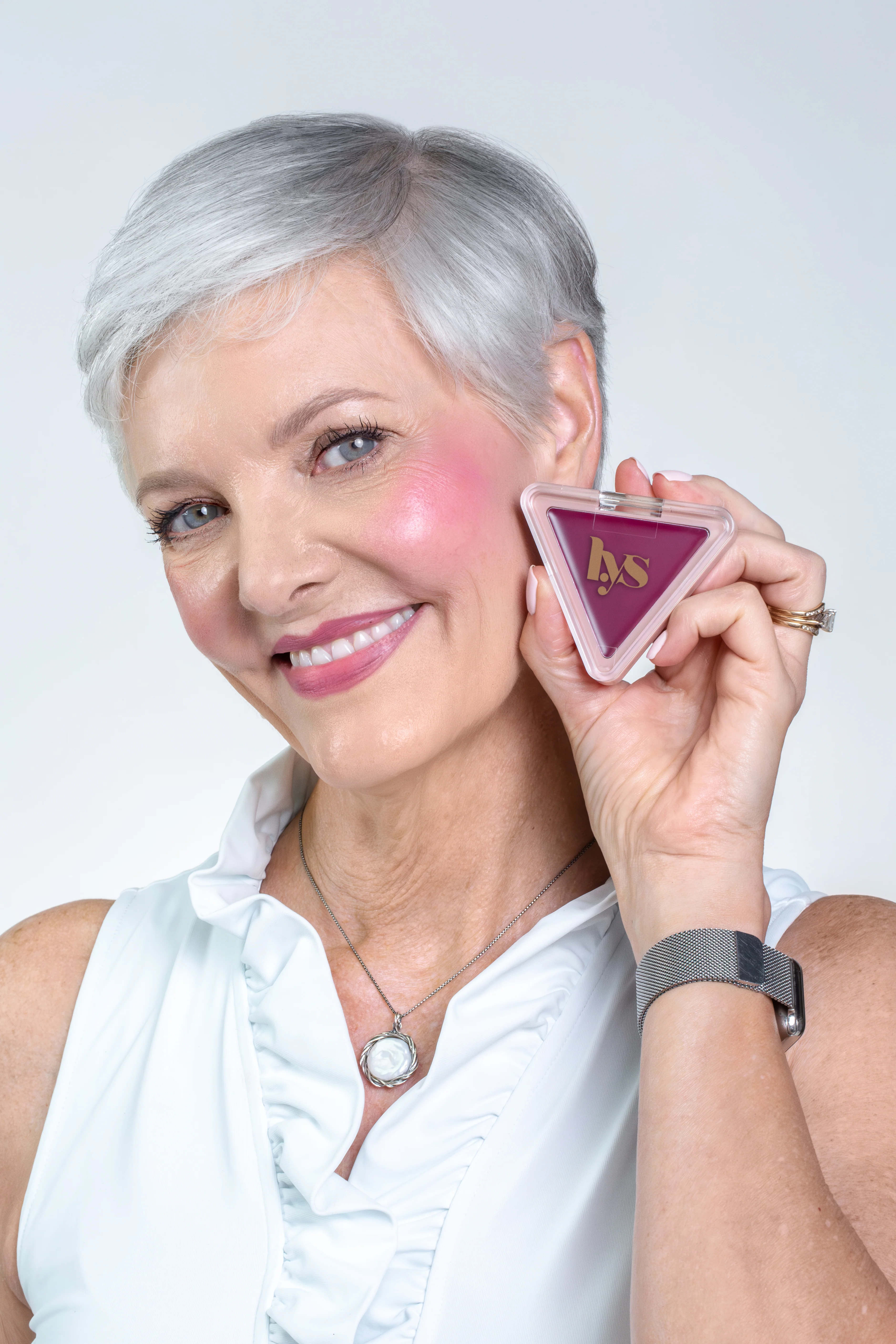 Higher Standard 3pc Satin Matte Cream Blush Set - Image 11