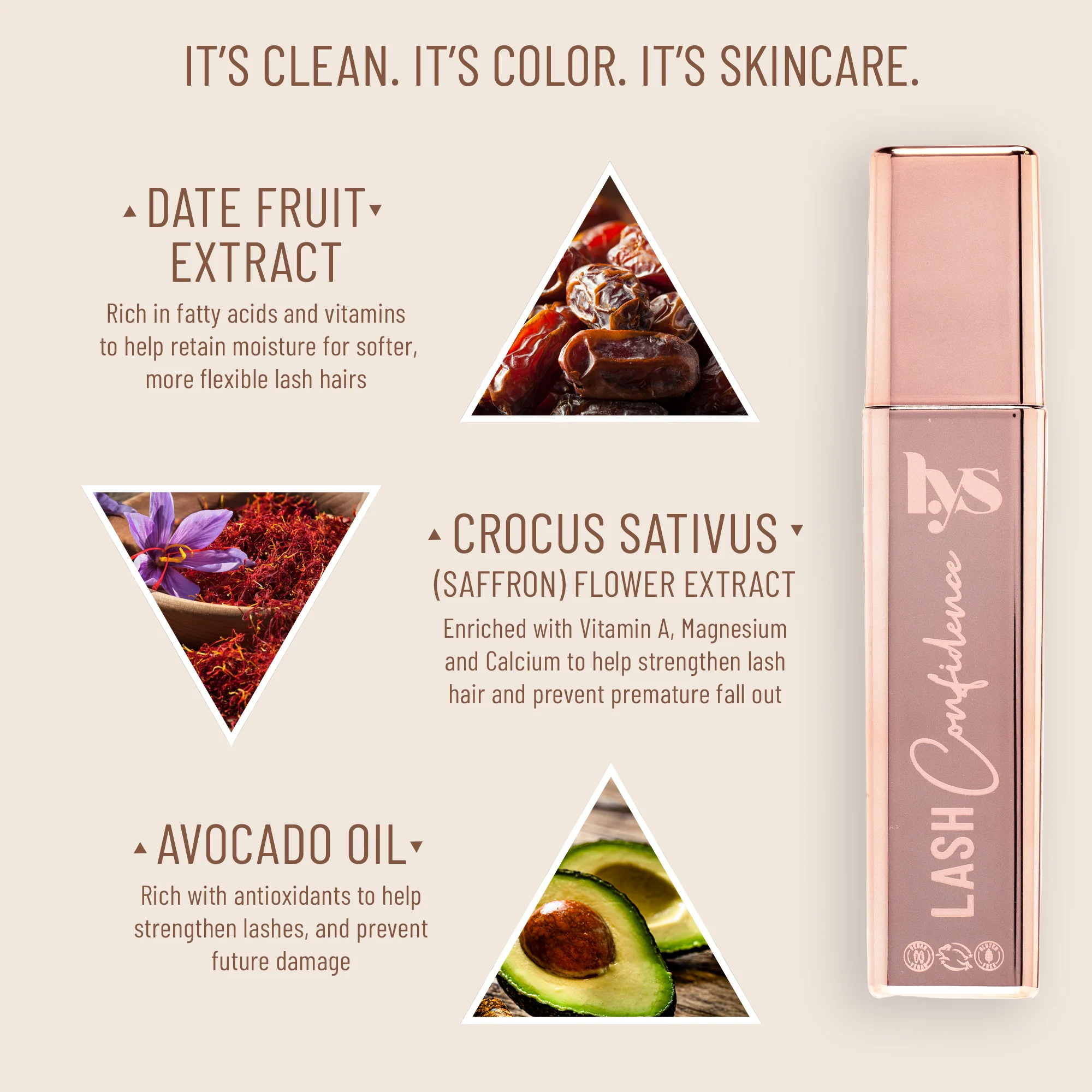 Lash Confidence Volume + Length + Curl Clean Mascara - Image 5