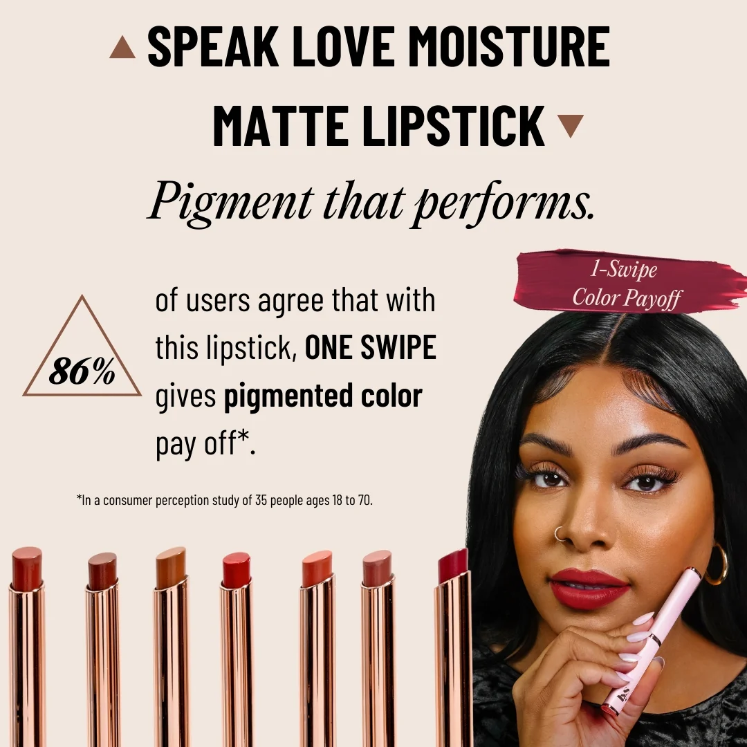 Speak Love Moisture Matte Lipstick - Image 53